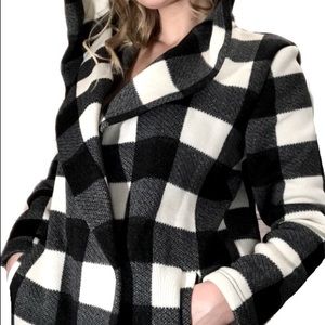 Maurice Plaid Hooded Sweater